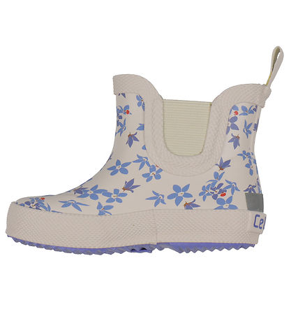 CeLaVi Rubber Boots - Cards - Blue Bell w. Flowers