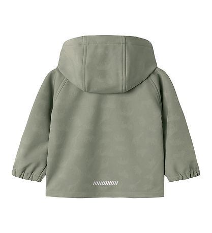 Name It Softshell Jacket w. Fleece - NmmAlfa08 - Shadow w. Magic