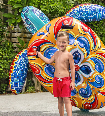 Bestway Uppblásin dýr - 183 x 173 cm - Miðjarðarhafs Turtle
