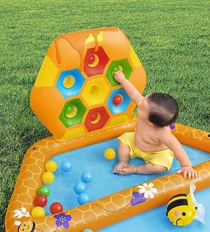 Bestway Play pool w. Balls - 127 x 119 cm - Lil' Beehive