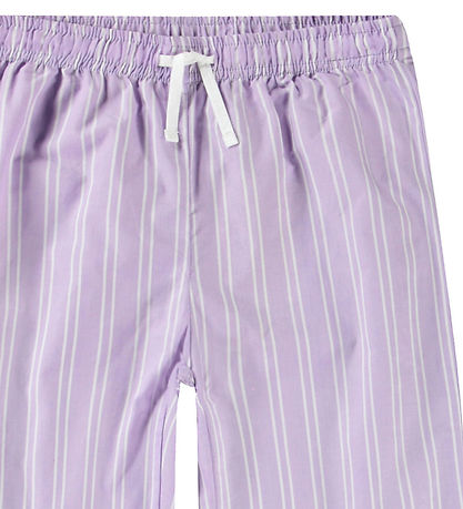 Molo Trousers - Alfrida - Purple Rail Stripe