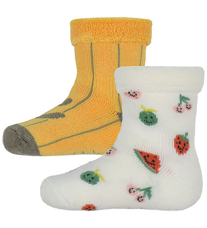 Molo Socken - Bambus/Viskose - Nodda - 2er-Pack - Klein Banana