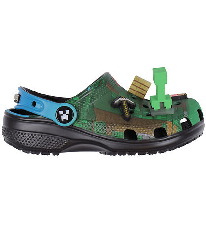 Crocs Sandalar M. Ljós - Classic Clog K - Blátt/Svart M. Minecra
