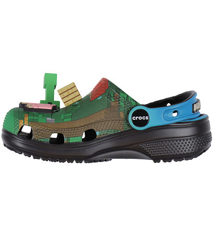Crocs Sandalar M. Ljós - Classic Clog K - Blátt/Svart M. Minecra