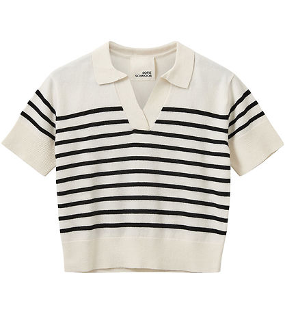 Sofie Schnoor Polo - Wool - Off White/Black