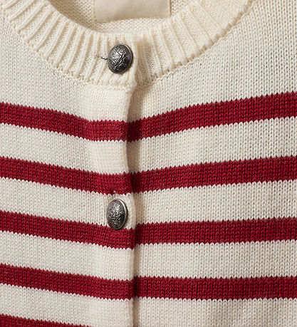 Sofie Schnoor Cardigan - Knitted - Off White/Red