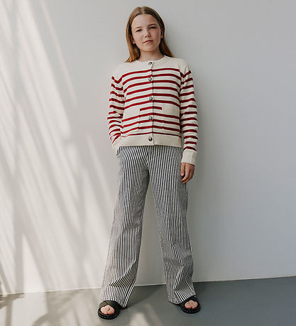 Sofie Schnoor Cardigan - Knitted - Off White/Red