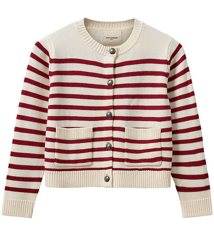 Sofie Schnoor Cardigan - Knitted - Off White/Red