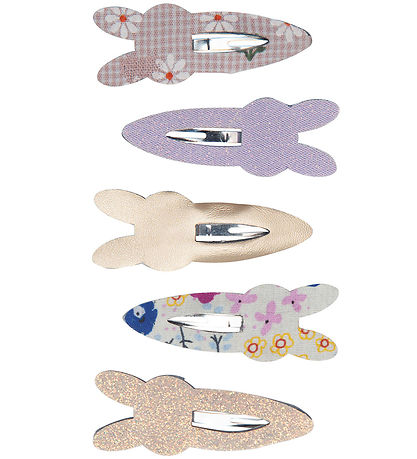 Mimi & Lula Hårspännen - 5-pack - 4 cm - påsk Bunny
