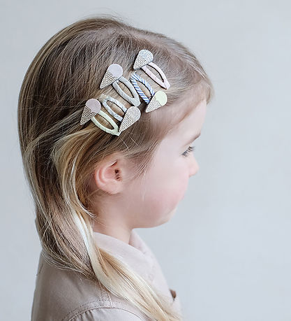 Mimi & Lula Hair Clips - 5-Pack - 4 cm - Ice Cream Amalfi