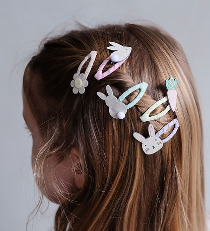 Mimi & Lula Hair Clips - 5-Pack - 4 cm - Easter Bunny