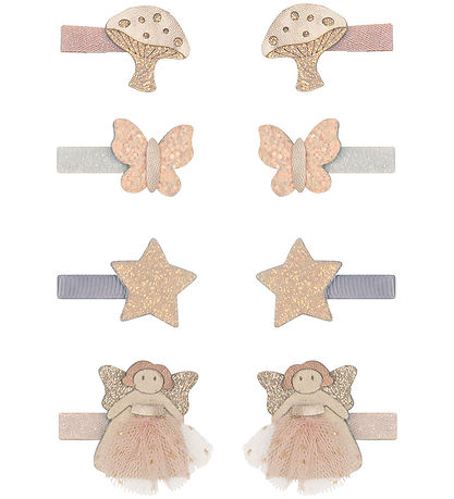 Mimi & Lula Hiusklipsi - 8 kpl - 3 cm - Fairy Garden