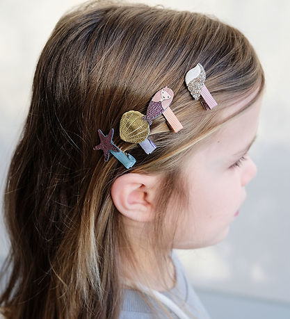 Mimi & Lula Hair clip - 8-Pack - 3 cm - Mermaid Sealife