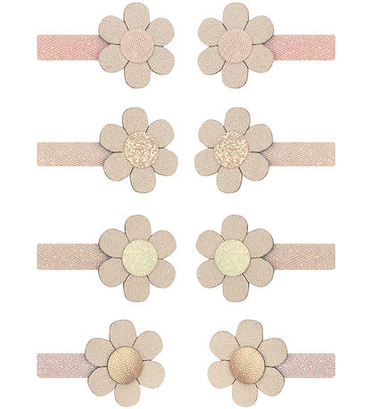 Mimi & Lula Hårklämma - 8-pack - 3 cm - Daisy Spring Magi