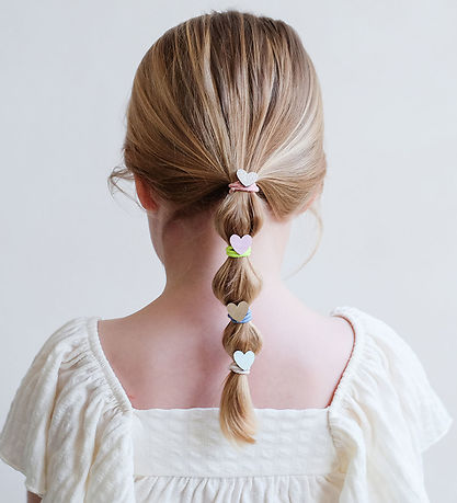 Mimi & Lula Elastic Hair Bands - 8-Pack - Dreamy Hearts Dreamlan