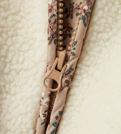 Name It Fleece Jacket - Teddy - NbfMisa - Fog