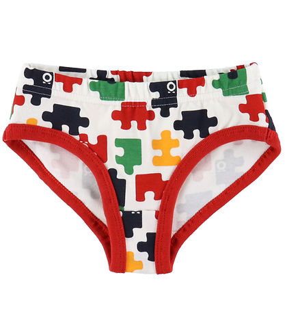 Katvig Underwear - White w. Jigsaw Puzzle