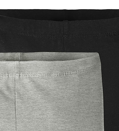 Name It Radlershorts - Noos - 2er-Pack - NkfVivian - Schwarz/Gra