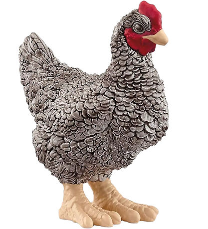 Schleich Wild Life - Plymouth Rock Hen 6.7 cm - 13997