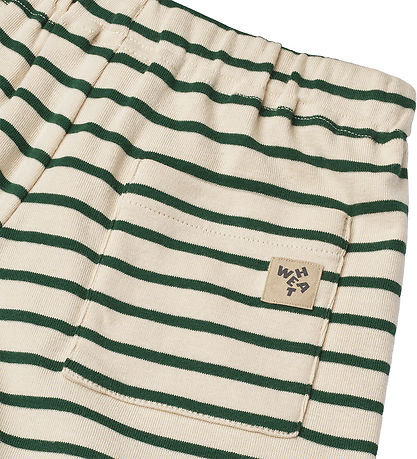 Wheat Shorts - Kalle - Green Stripe