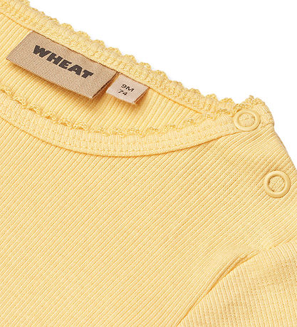 Wheat Bodysuit l/s - Rib - Regitze - Golden Yellow
