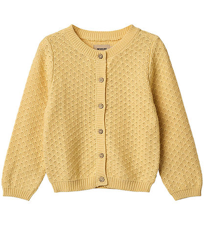 Wheat Cardigan - Knitted - Magnella - Golden Yellow