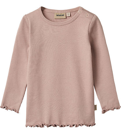 Wheat Blouse - Rib - Ida - Rose Powder