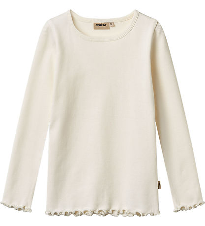 Wheat Blússa - Rib - Ida - Ivory