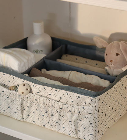 That's Mine Diaper storage box - Lily - Lots of Love Sky