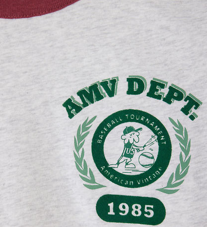 American Vintage Stuttermabolur - Gamipy - Polar Melange