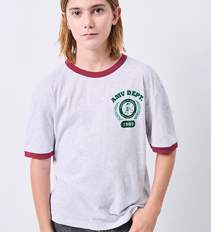 American Vintage Stuttermabolur - Gamipy - Polar Melange