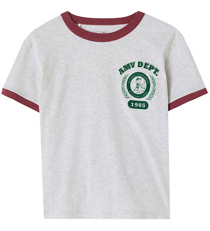 American Vintage Stuttermabolur - Gamipy - Polar Melange