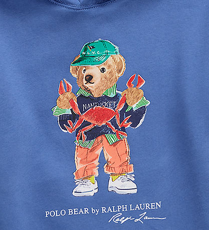 Polo Ralph Lauren Hettupeysa - Blátt M. Bangsi