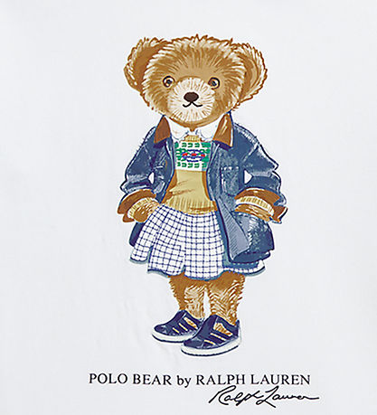 Polo Ralph Lauren T-shirt - White w. Soft Toy