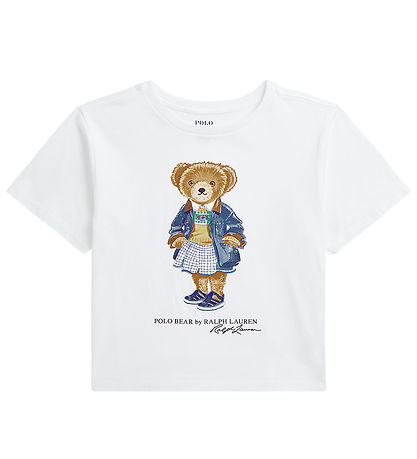 Polo Ralph Lauren T-shirt - White w. Soft Toy