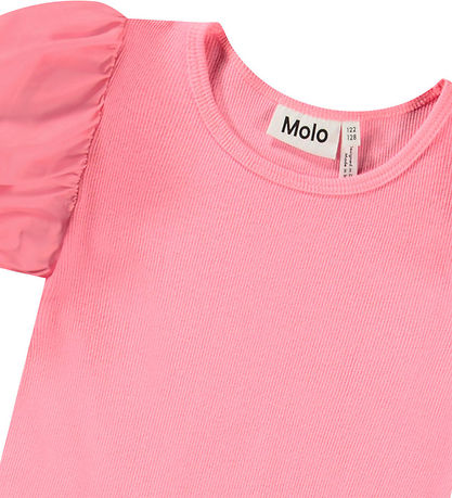 Molo Stuttermabolur - Raluca - Rib - Bleikt Límónaði