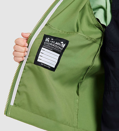Didriksons Lightweight Jacket - Raspberry - Algae Green