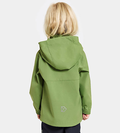 Didriksons Lightweight Jacket - Raspberry - Algae Green