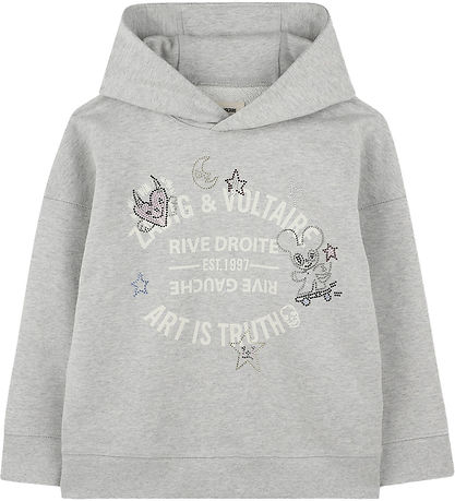 Zadig & Voltaire Kapuzenpullover - Grau Meliert