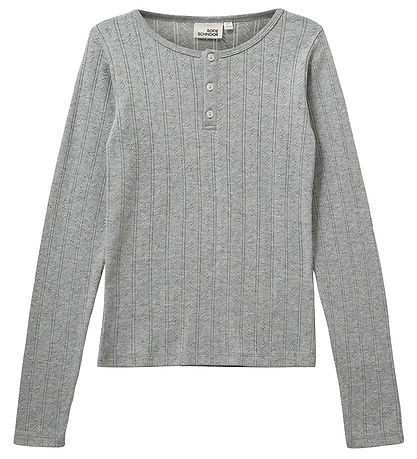 Sofie Schnoor Blouse - PetriciaSY Points - Grey Melange w. Hulm