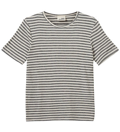 Sofie Schnoor Stuttermabolur - Nataliasy - Rib - Grey Striped