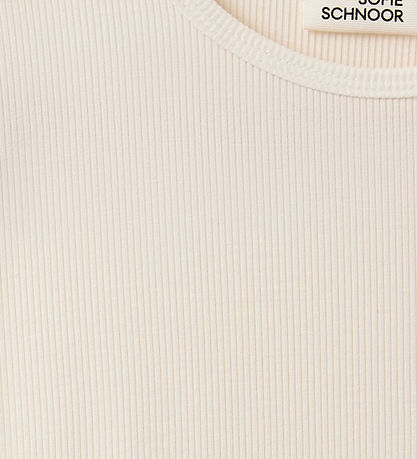 Sofie Schnoor Stuttermabolur - Nataliasy - Rib - Off White