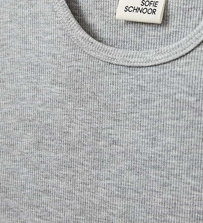 Sofie Schnoor T-shirt - Nataliasy - Rib - Gråmelerad