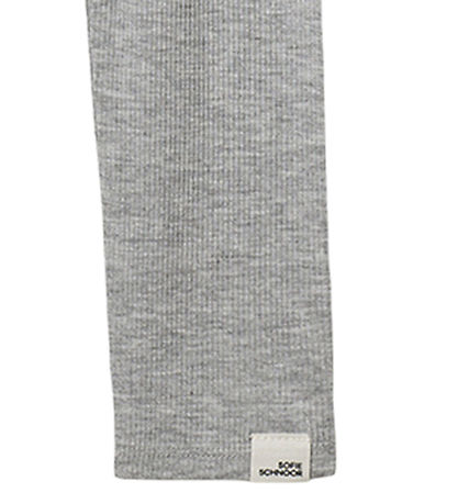 Sofie Schnoor Leggings - Rib - Nalinesb - Grey Melange