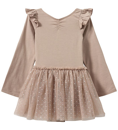 Sofie Schnoor Gymsuit - Tulle - Old Rose w. Dots
