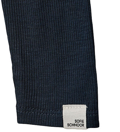 Sofie Schnoor Leggings - Rib - Nalinesb - Navy Blue