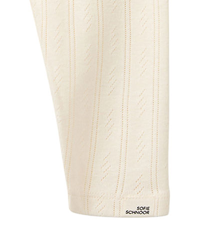 Leggings Sofie Schnoor - Nalinesb - Off White av. Pointelle
