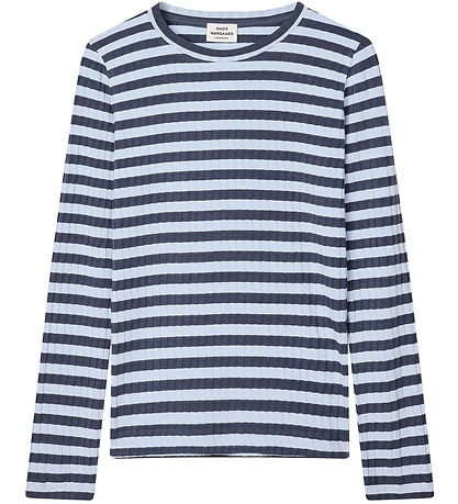 Mads Nørgaard Blússa - Rib - Talika - Parisian Night/Cashmere Bl