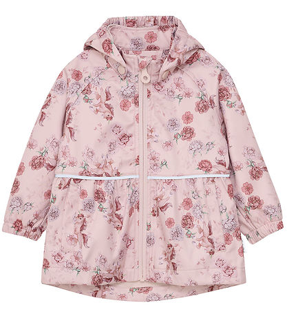 Minymo Softshell jakki - Peach Písk M. Blóm