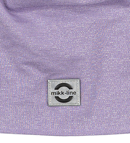 Mikk-Line Beanie - 2-layer - Lavender Aura w. Glitter